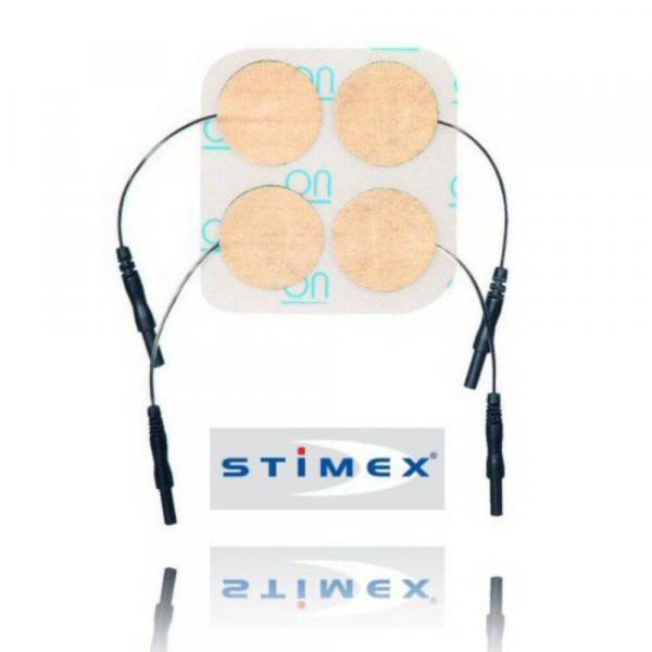 Les Electrodes d'électrostimulation TENS Stimex sont des électrodes autocollante à gel multistick permettant une grande longevité et une très bonne conductivité du courant.