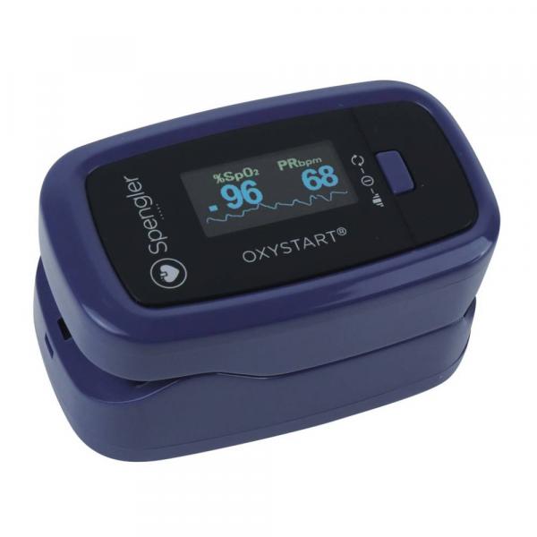 L'Oxymetre de pouls Oxystart SPENGLER est un oxymètre de pouls digital compact et léger.