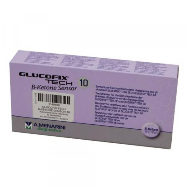 Les Bandelettes GlucoFix B Ketone Sensor MENARINI sont des bandelettes s'utilisant avec le lecteur de glycémie GlucoFix Premium, elles permettent une surveillance réactive de la cétonémie