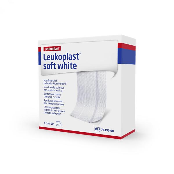 Pansement adhésif constitué d'un support extensible LEUKOPLAST SOFT WHITE
