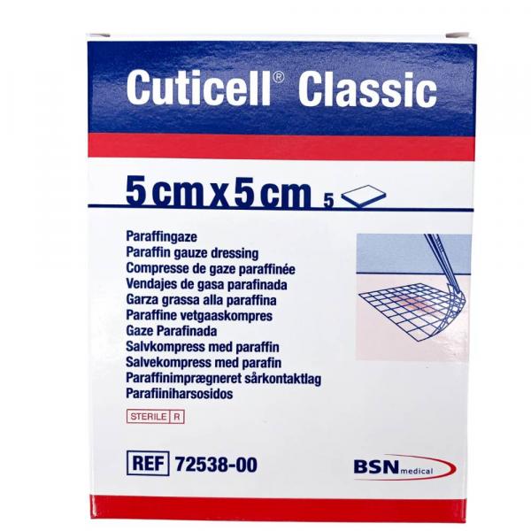 Pansements gras stériles Cuticell Classic bsn medical sont en coton apaisants non allergisants