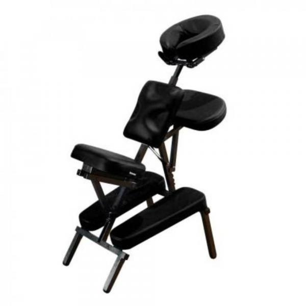 La Chaise de massage pliante éco noir, est une chaise idéal pour les massages en ambulatoire ou les petits cabinets.