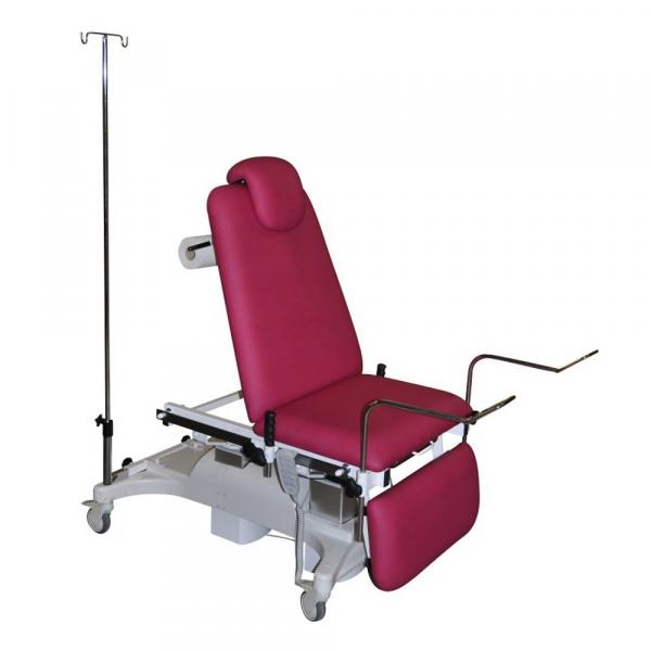 Le fauteuil d'exament Le Quesnoy permet de réaliser l'exament gynécologique chez la femme.
