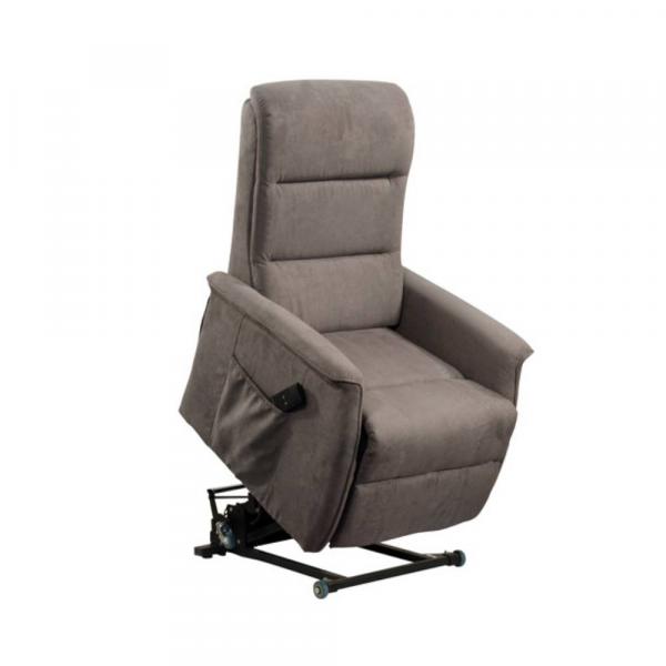 Le Fauteuil releveur INITIO-1 moteur est un fauteuil releveur doté d'un moteur, la continuité entre l'assise et le repose pieds permet de former un repose jambes. Ses accoudoirs étroits permettent de faciliter la préhension. Esthétique et design