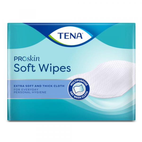 Les Lingettes multi-usages Soft Wipe TENA sont disponibles dans une boîte pratique