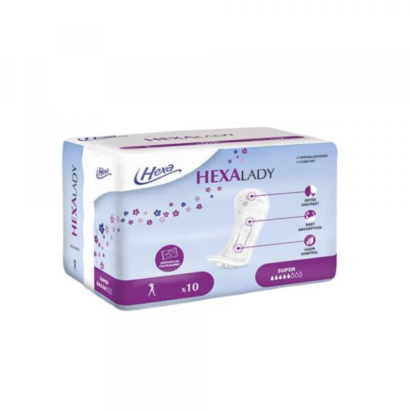 Protection féminine pour incontinence HEXA lady