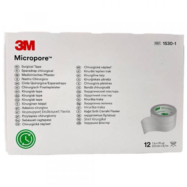 Le Sparadrap Micropore 3M est un sparadrap hypoallergénique microporeux. Ne laisse pas de résidus une fois enlevé.