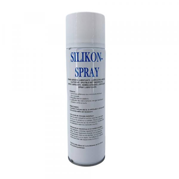Le lubrifiant Silikon Spray COMED est est lubrifiant contenu dans une bombe aérsol permettant la lubrification des instruments.