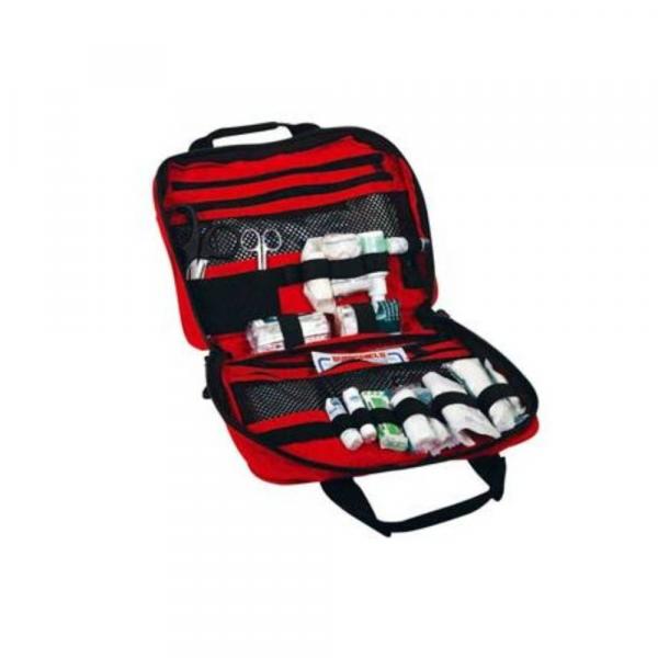 Le Mini-kit Trauma rouge DUMONT SECURITE est sous format mallette, réalisé en Cordura avec fermetures à glissière YKK, des poignées pour portage et extraction du sac sont présentent sur la mallette.