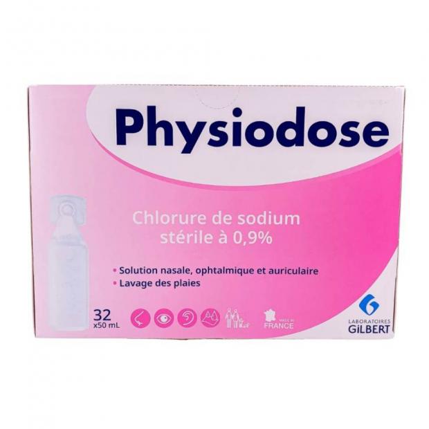 32 Dosettes Serum Physiologique - 50ml