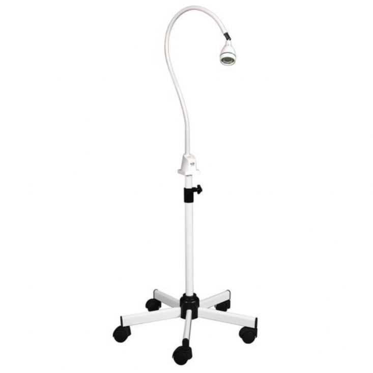 La Lampe médical LED sur pied et roulette vous permet d'être mobile dans votre salle d'examen.